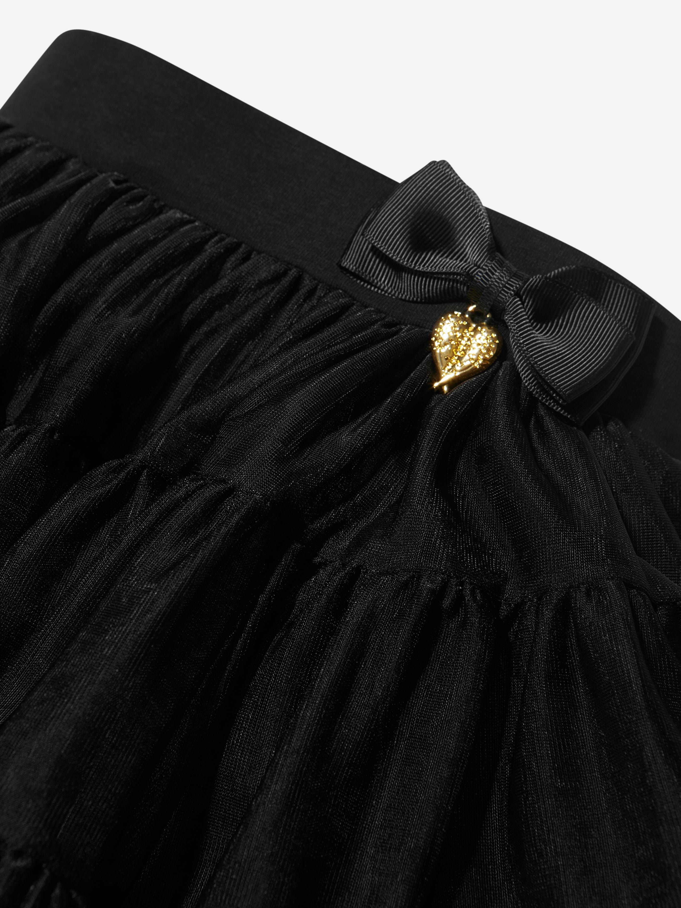 Angels Face Girls Black Pixie Tutu Skirt - Perfect for Ballet, Dance Recitals & Birthday Parties