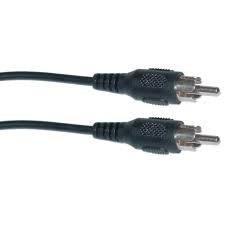 Philmore CA20B Single RCA Male to RCA Male 3 Foot Audio Cable - High-Quality RCA Connector for Home Theater, Stereo Systems & Audio Equipment
