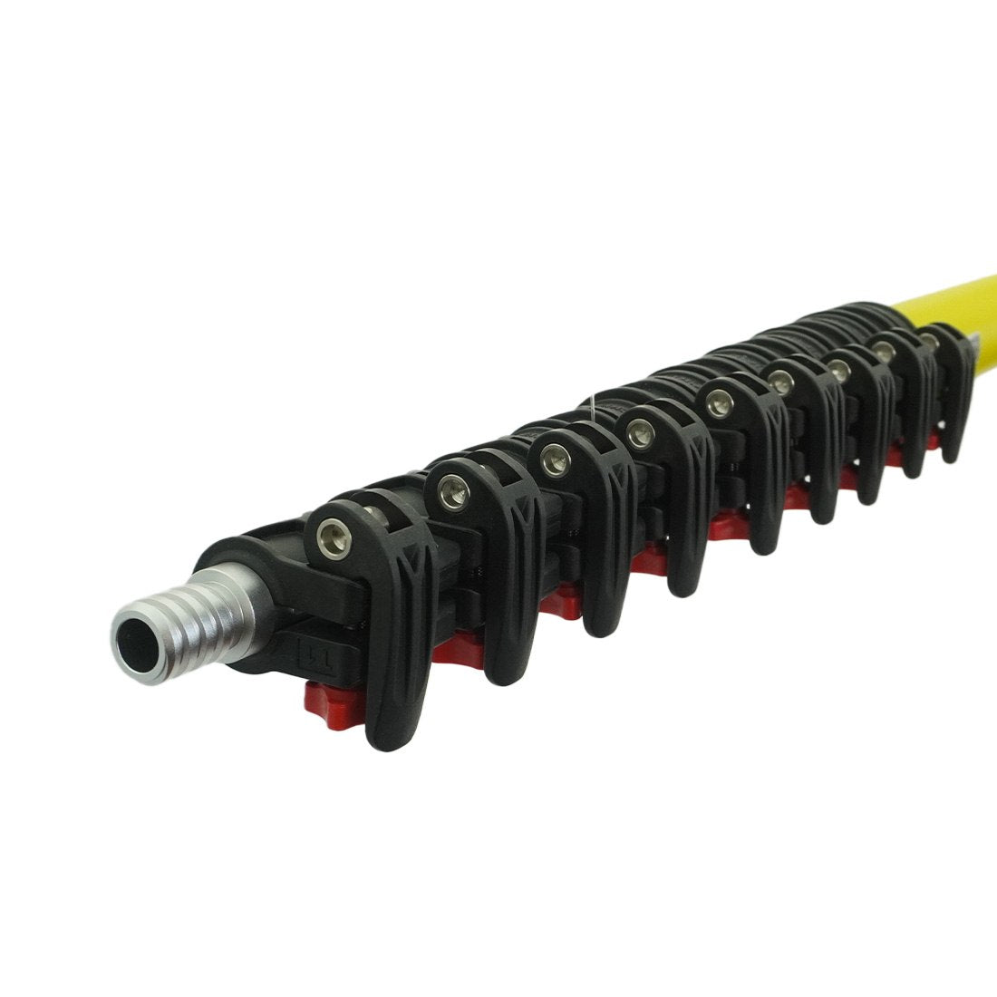 46FT Tucker High Modulus Water Fed Pole - Lightweight Telescopic Window Cleaning Pole for High Rise Buildings, Perfect for Professional Window Washers and Exterior Cleaning Services