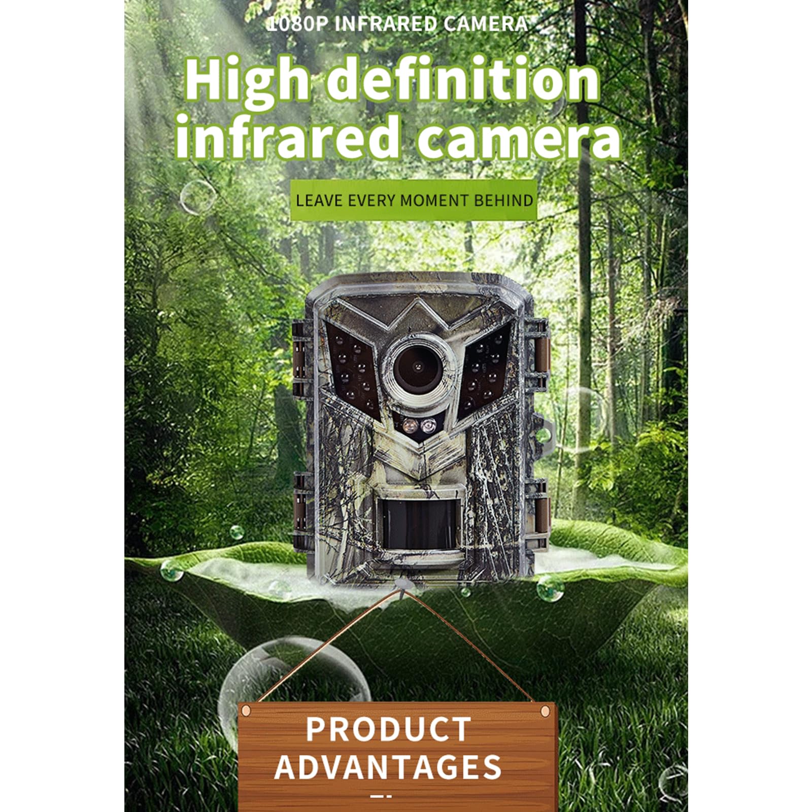 DL006 Infrared Hunting Camera - High Resolution Night Vision for Wildlife Tracking & Hunting | Perfect for Night Hunting, Wildlife Observation & Security Surveillance