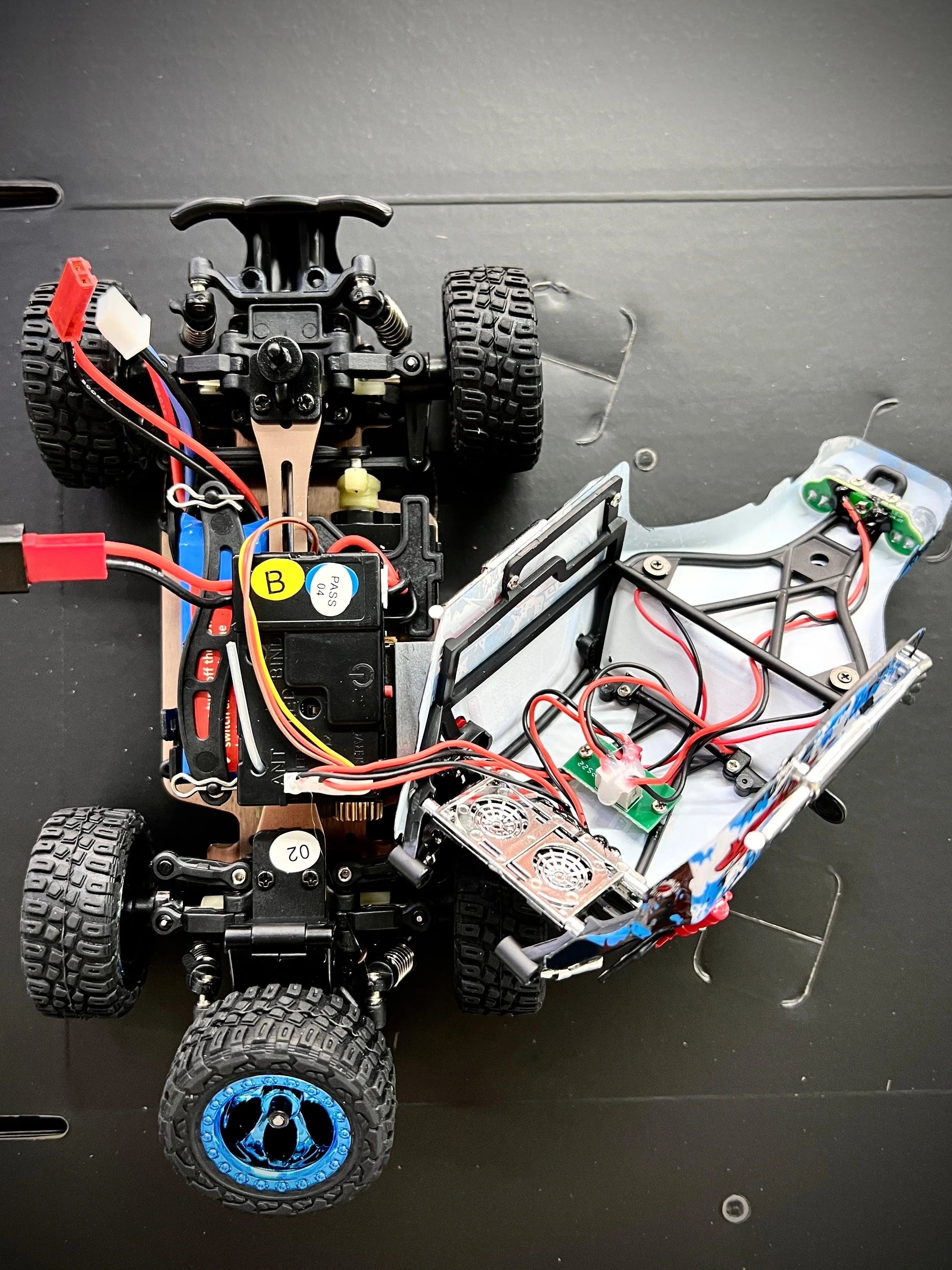 WLTOYS 284161 2.4G 4WD 1/28 Scale 30KM/H High Speed Brushed RC Off-Road Truck with LED Lights - Perfect for Indoor & Outdoor Racing, Backyard Adventures and Kids Birthday Gifts