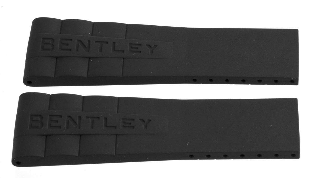 24mm x 20mm Black Rubber Watch Band Strap 244S - Durable Replacement Wristband for Men & Women - Perfect for Swimming, Sports & Outdoor Activities