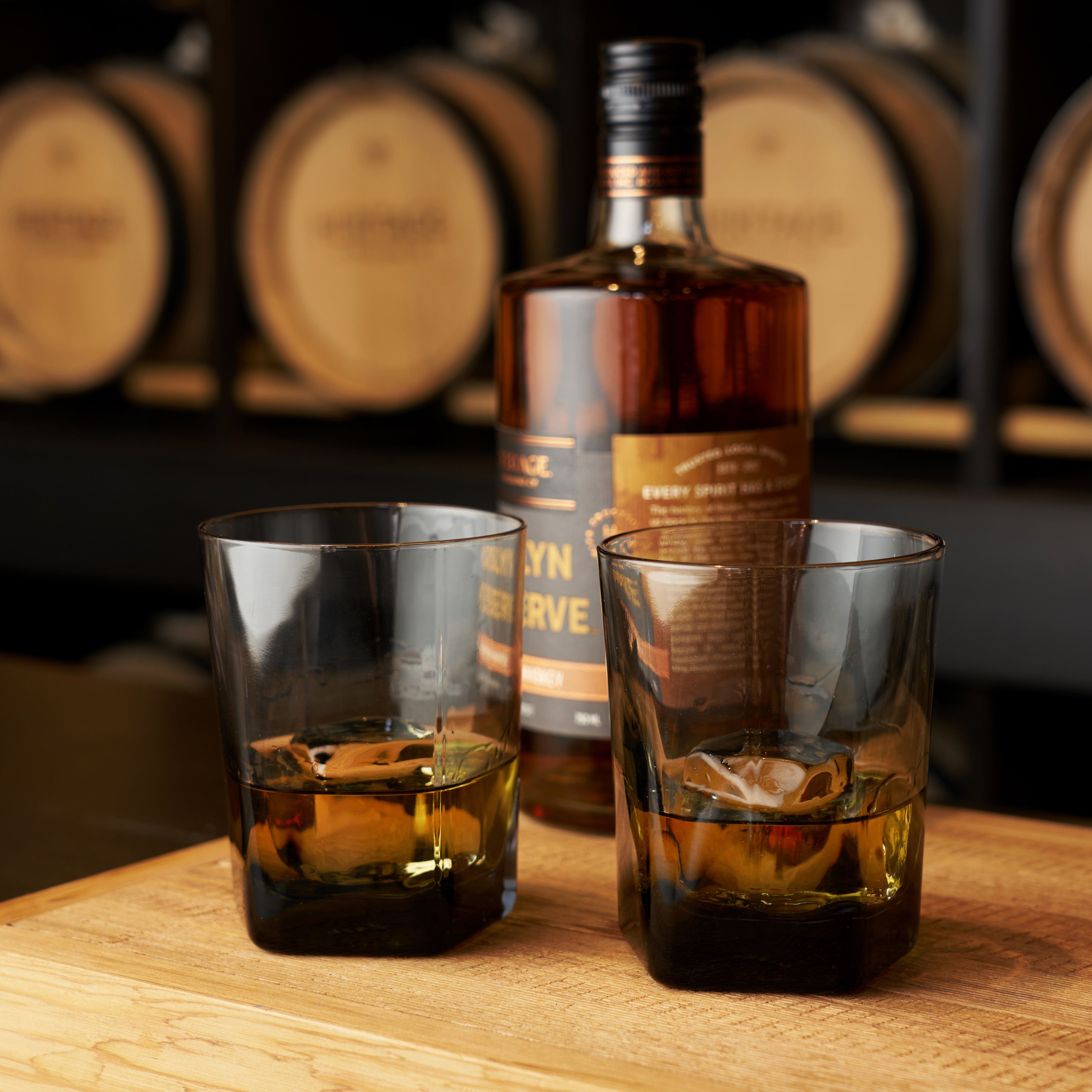 Premium Hexagonal Crystal Double Old Fashioned Glasses - Smoke Colored Whiskey Glasses for Cocktails, Bourbon & Scotch - Elegant Barware for Home Bars, Parties & Gifts