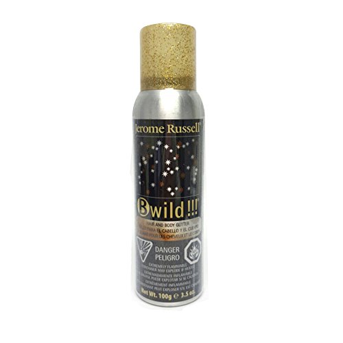 B-Wild Hair and Body Glitter Spray - Shimmering Cosmetic Glitter for Festivals, Parties, and Special Occasions | Perfect for Halloween, Raves, and Photo Shoots