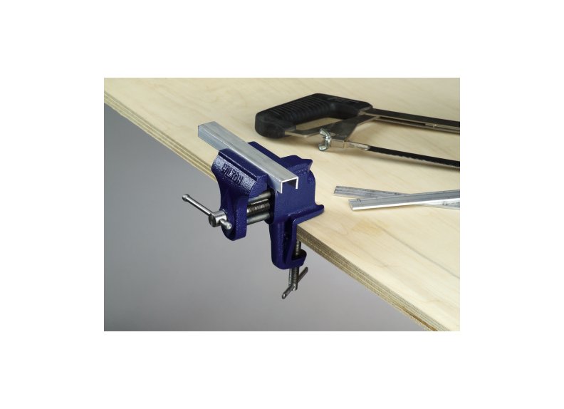 150lbs Heavy Duty Bench Vise with Clamp-On Base - 3 Jaw Width & 2.5