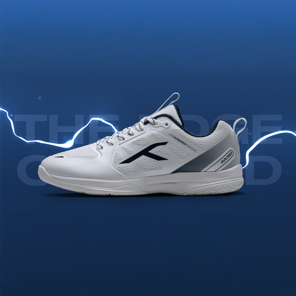 Hundred Velocity Z PBX Basketball Shoes - Navy/White - High-Performance Sneakers for Men - Perfect for Indoor & Outdoor Court Play