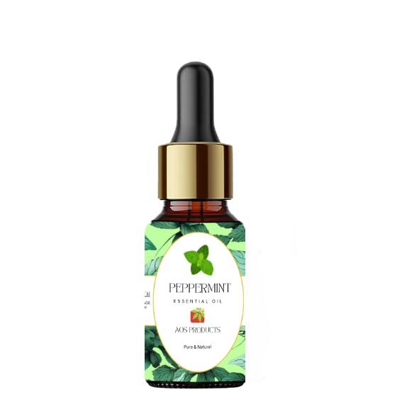 100% Pure & Natural Peppermint Essential Oil 30ml - Undiluted Therapeutic Grade for Aromatherapy, Hair Growth, Skin & Body Care - Perfect for Diffusers, Massage & DIY Beauty Products