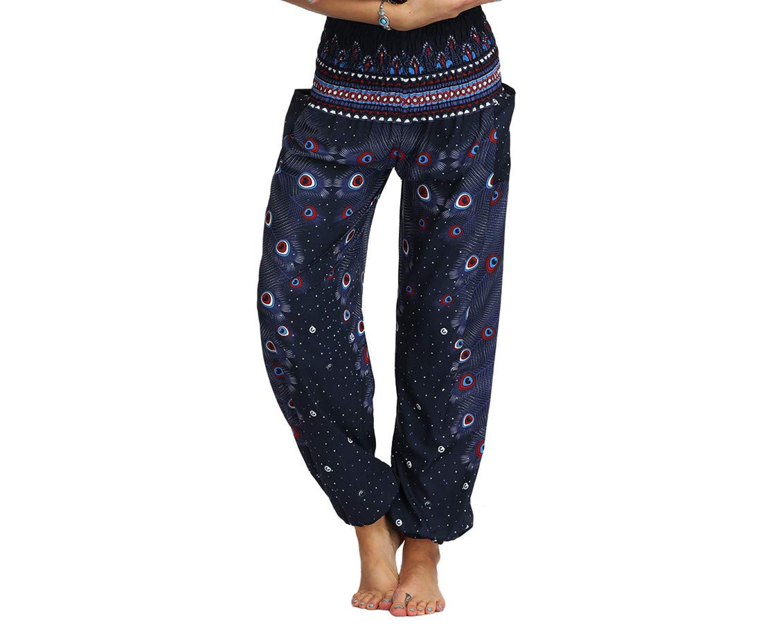 Women's Boho Jogger Pants - Loose Fit Hippie Beach Trousers for Yoga, Festivals & Casual Wear | Comfortable & Stylish Festival Outfit