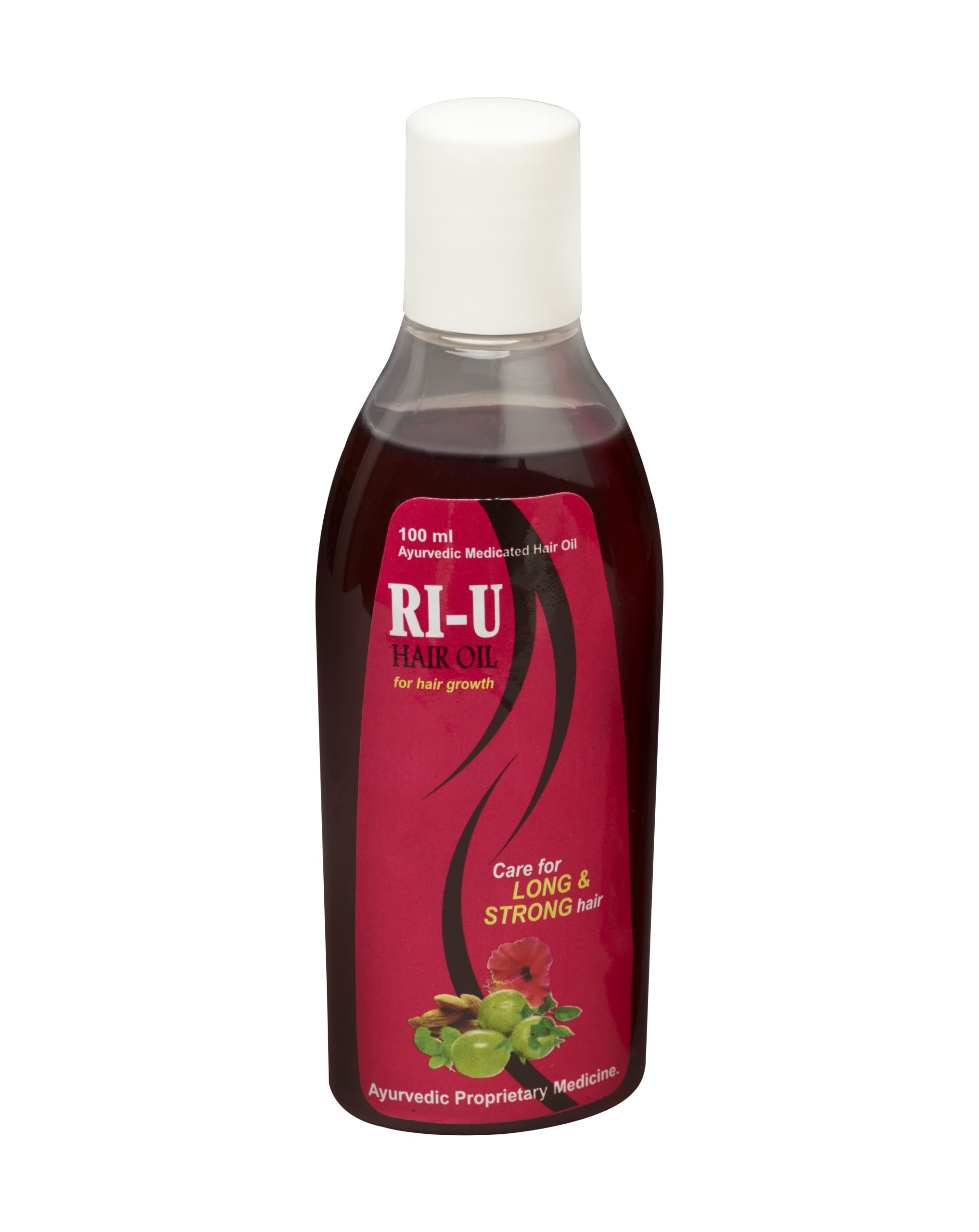 RI-U Hair Oil for Growth & Shine - Natural Hair Care Treatment for Dry, Damaged Hair - Use for Daily Hydration, Styling & Scalp Massage