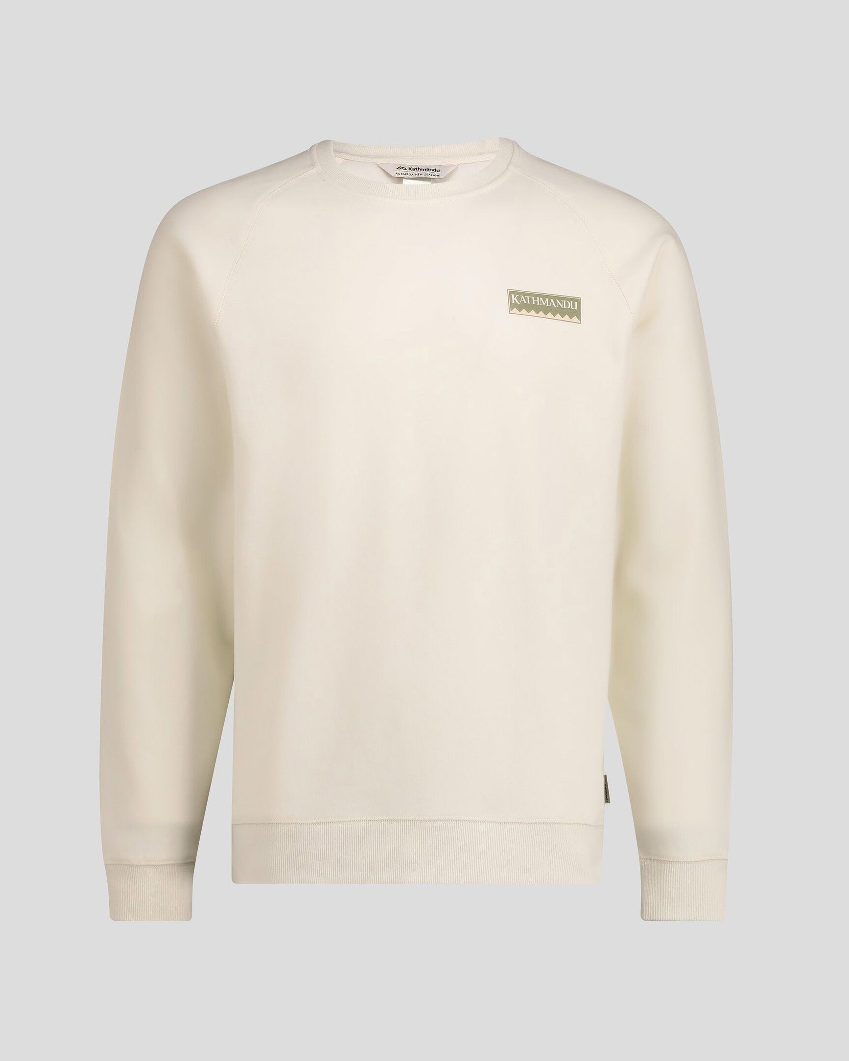 Heritage Logo LT BB Crew Sweatshirt for Men - Natural Cotton Pullover | Casual Wear & Street Style Outfits