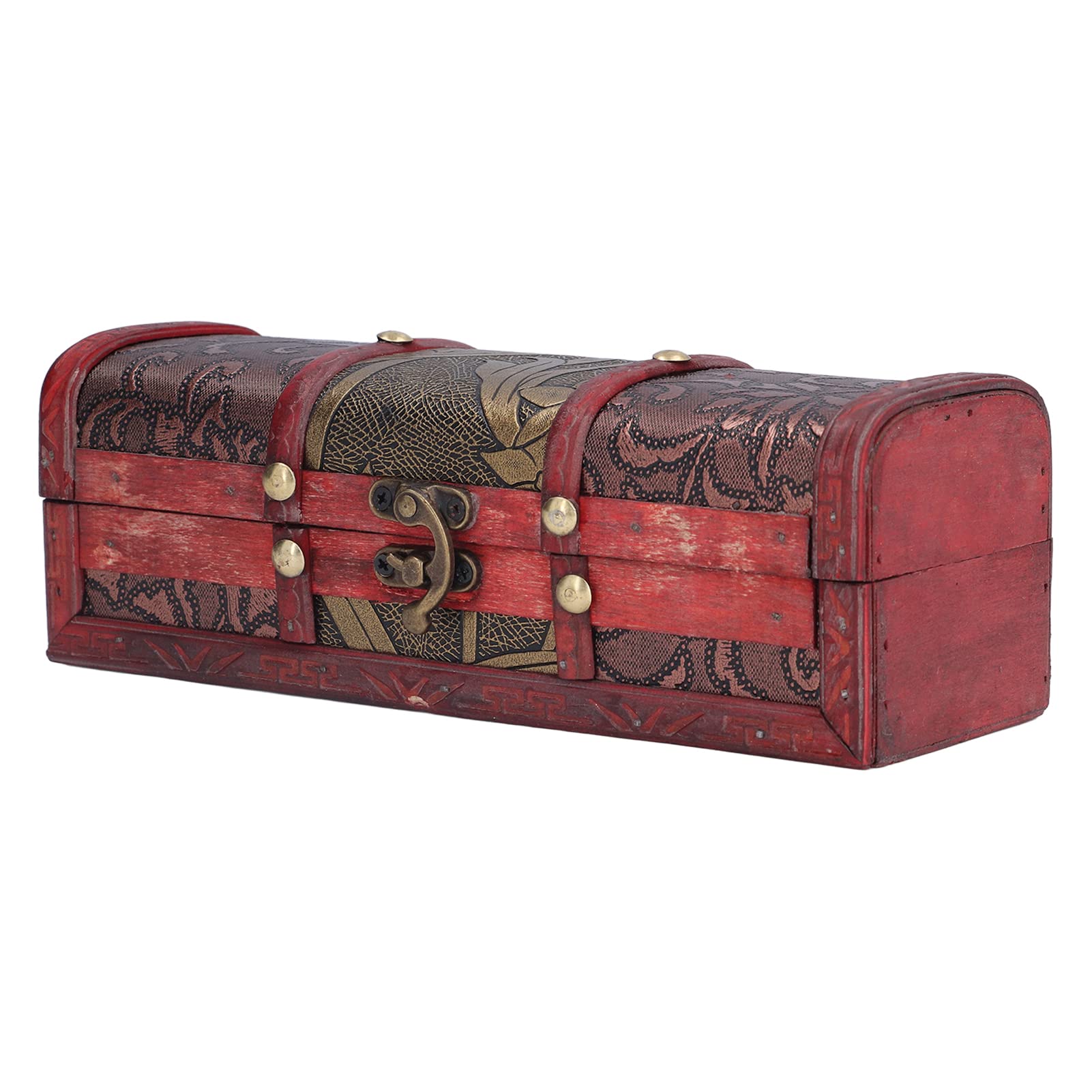 Vintage Distressed Jewelry Box - Small Exquisite Decorative Storage for Necklaces, Rings & Earrings | Perfect for Dressing Table, Wardrobe, Desk & Gift Giving
