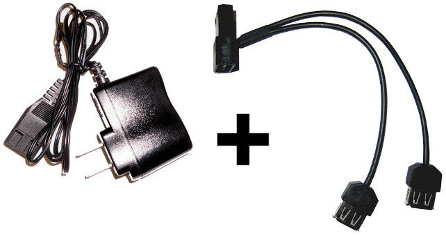 5V AC/DC Power Adapter with Dual USB Ports - 110V-240V Universal Voltage for Smartphones, Tablets & More - Perfect for Home, Office & Travel Charging
