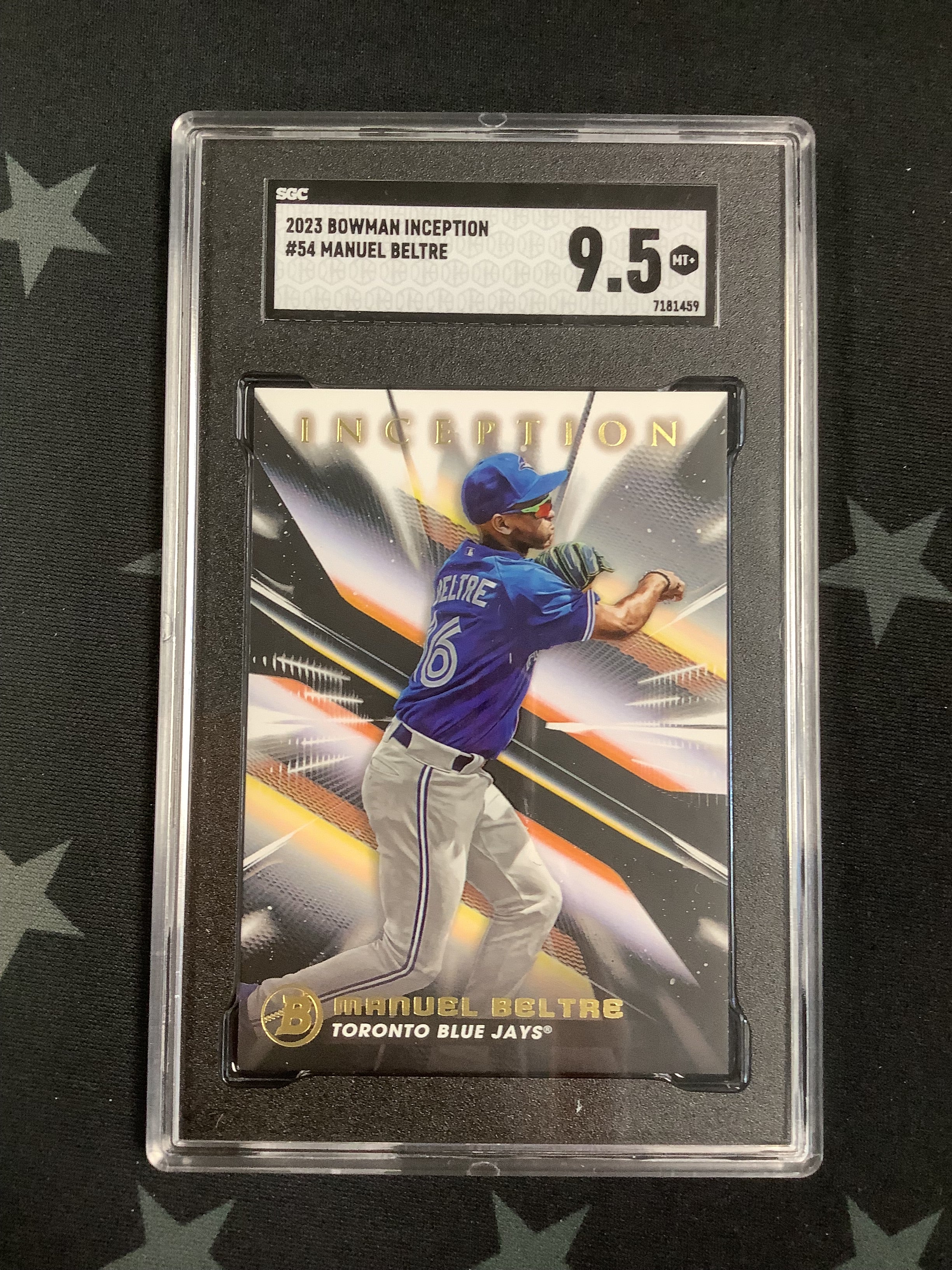 2023 Bowman Inception Baseball Manuel Beltre #54 SGC MT+ 9.5 Rookie Card - Collectible Trading Card for Baseball Fans & Card Collectors - Perfect for Display, Trading, and Investment