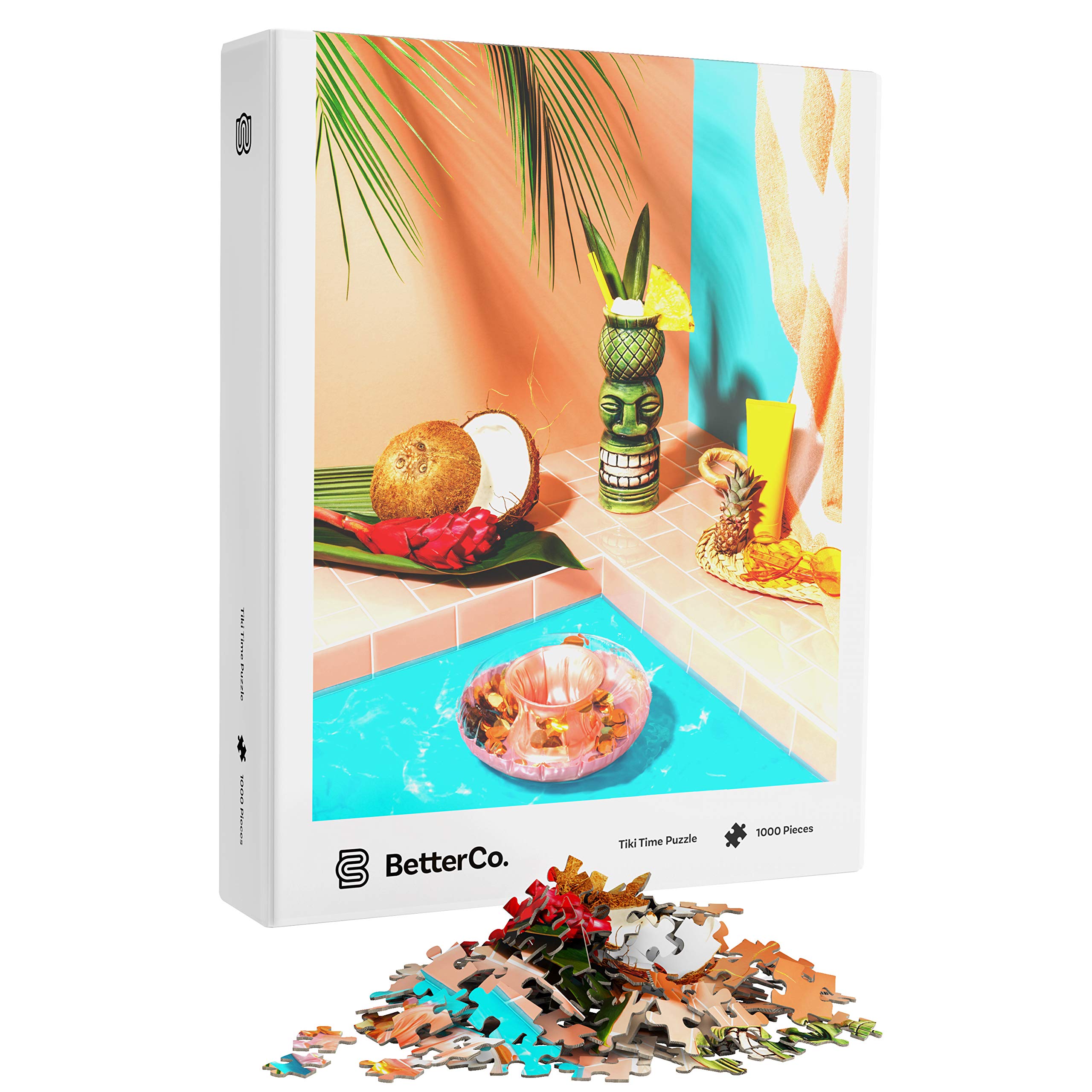 Difficult 1000-Piece Jigsaw Puzzle for Adults - Beautiful Modern Beach Lifestyle Scene by Photographer Melanie Riccardi | Perfect for Relaxation, Stress Relief & Family Game Night