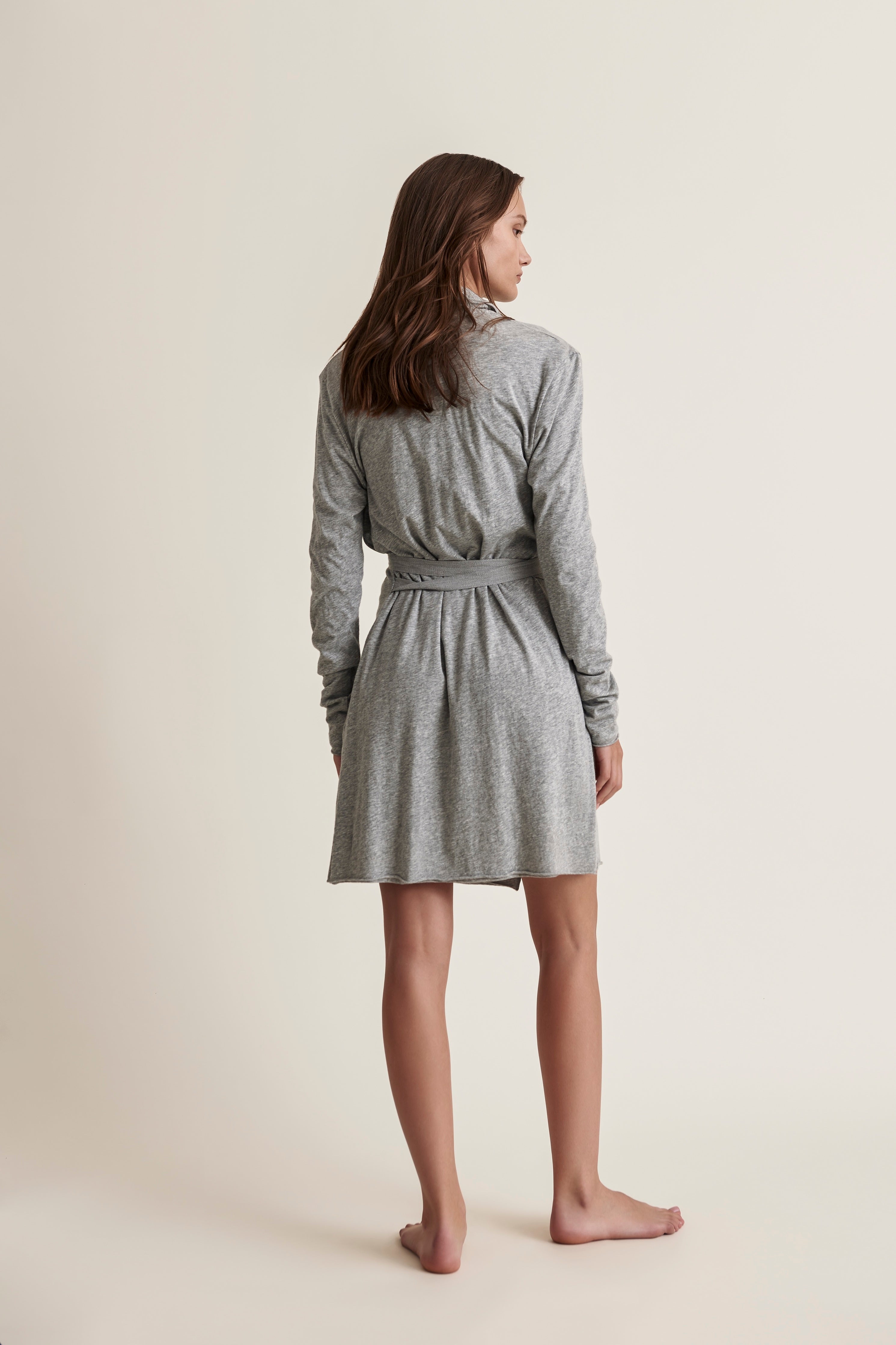 Luxury Double Layer Soft Cotton Wrap Robe for Women - Cozy Bathrobe for Spa, Lounge & Relaxation at Home