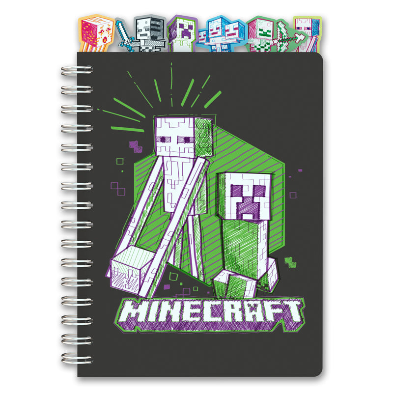 Minecraft Hostile Mobs Spiral Notebook - Lined Journal for Gaming Fans, School & Office Use | Perfect Gift for Minecraft Players & Collectors