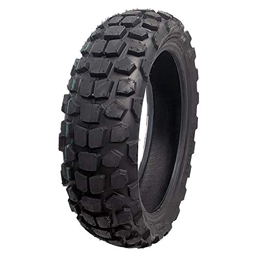 MMG Premium Scooter Dual Purpose Tubeless Tire 120/70-12 - Stable Central Block Tread for Street & Off-Road Riding | High-Performance Tire for Commuting & Adventure