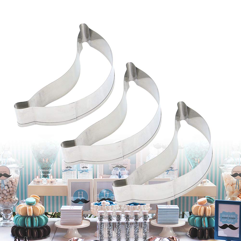 3-Piece Stainless Steel Dessert Molds Set - DIY Baking Cake & Fondant Molds for Professional Pastry Chefs and Home Bakers | Perfect for Cupcakes, Chocolate Making, and Wedding Cake Decorations