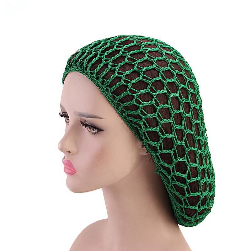 Handmade Crochet Hair Net for Women - Breathable Mesh Night Cap for Long Hair Care | Perfect for Sleeping, Travel & Home Use