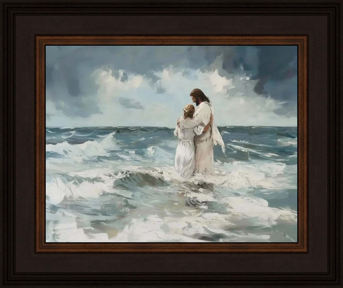 Be Still By Gabriel Heaton - Inspirational Christian Wall Art for Home & Office Decor - Perfect for Living Room, Bedroom, or Gift