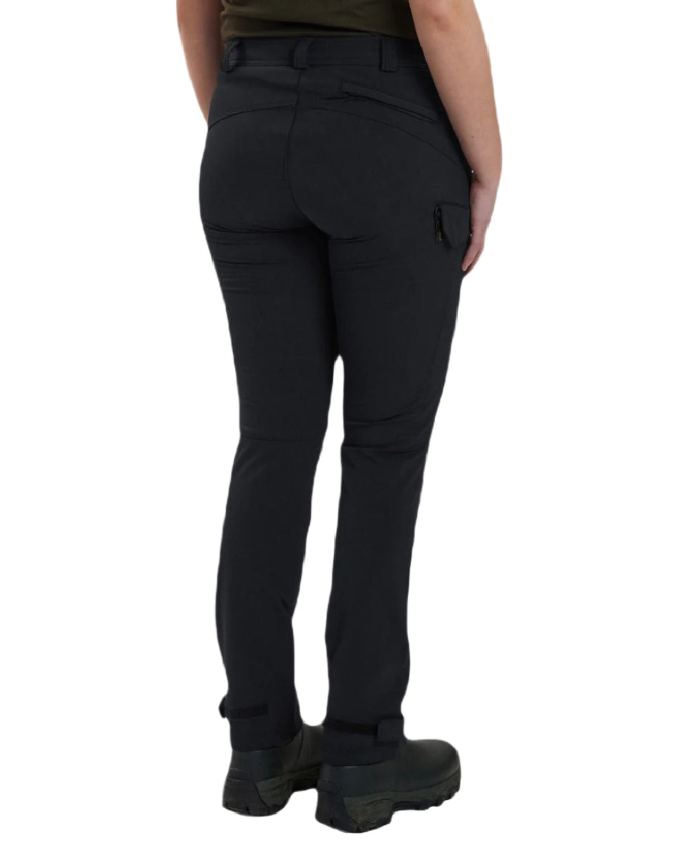 Deerhunter Lady Ann Stretch Trousers for Women - Comfortable High Waist Slim Fit Pants - Perfect for Office, Travel & Casual Wear