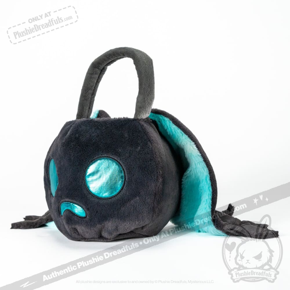 Plushie Dreadfuls Wraith Rabbit Head Bag - Soft Gothic Stuffed Animal Toy for Halloween Decor, Cosplay & Dark Aesthetic Collectors