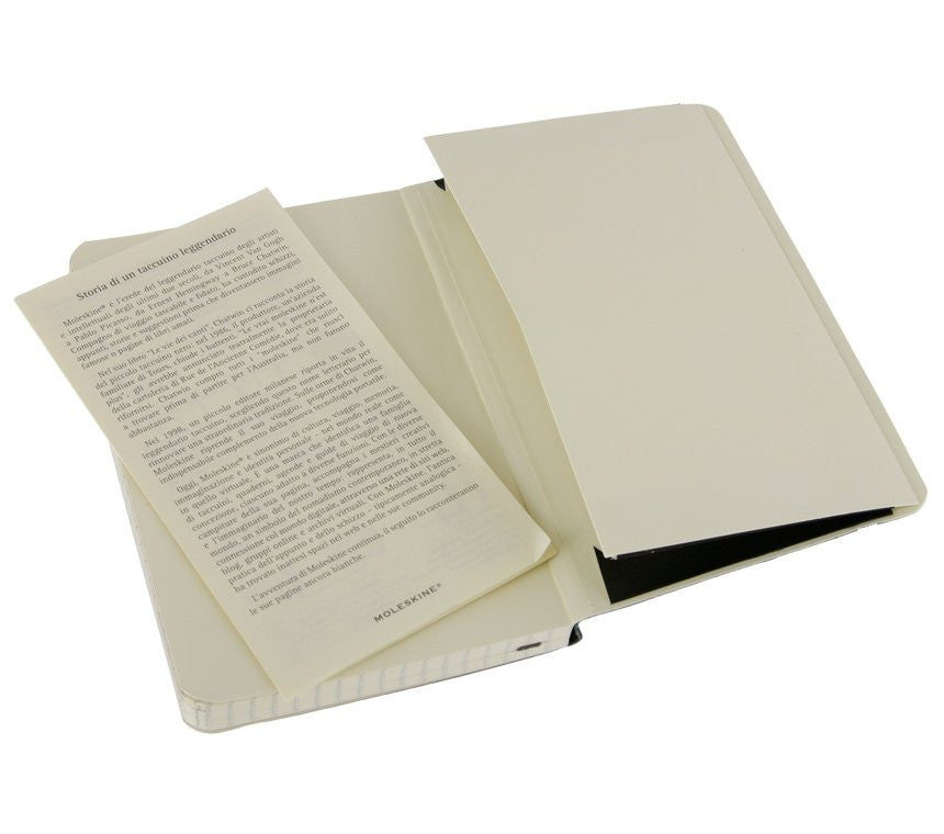 Moleskine Classic Hard Cover Squared Notebook - Black, Large (5