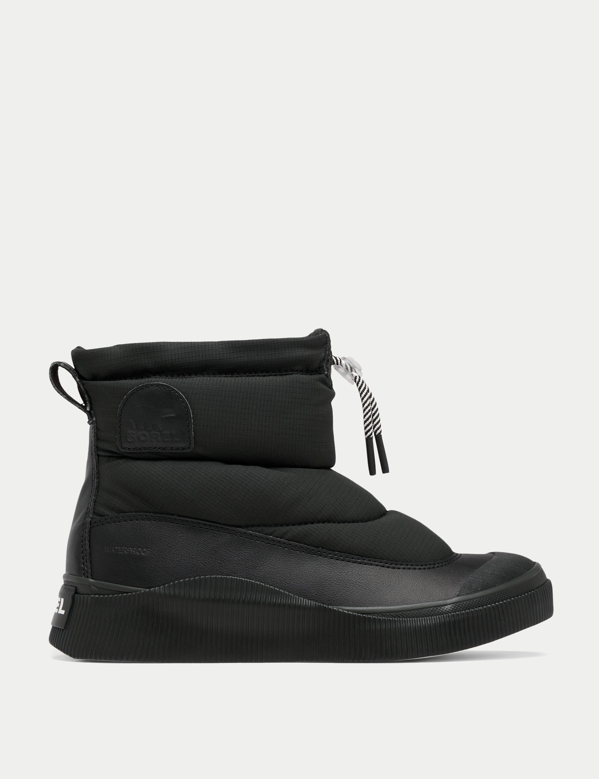 Out N About IV Puffy Insulated Waterproof Winter Boots for Women - Black/Chalk - Warm Snow Boots for Hiking, Walking & Outdoor Activities