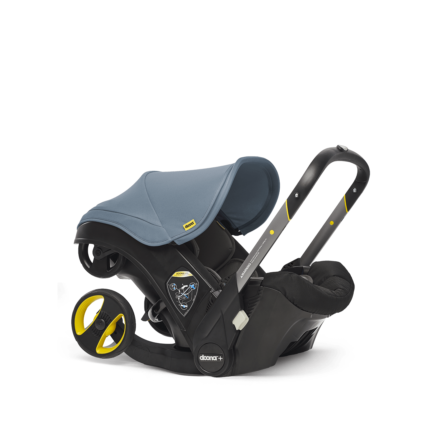 Doona+ Infant Car Seat and Stroller Combo - Convertible, Lightweight, and Travel-Friendly for Newborns to Toddlers - Perfect for Air Travel, Shopping, and Daily Outings