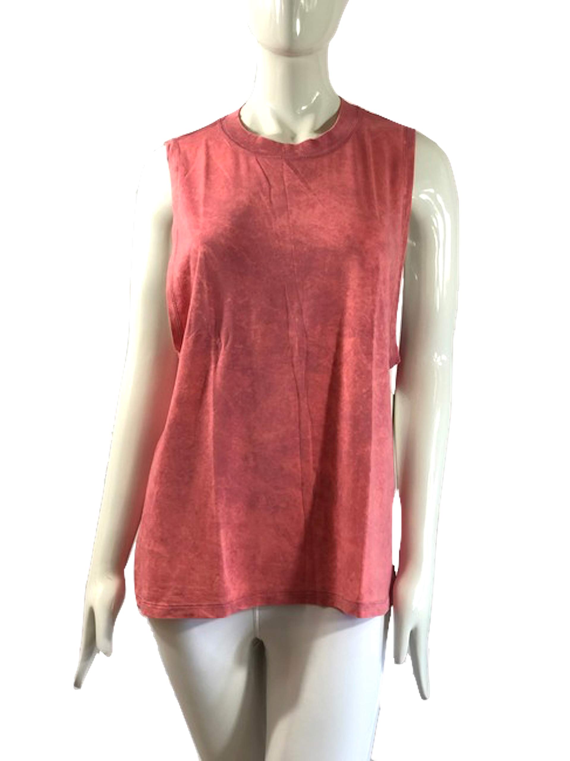 Lululemon All Yours Boyfriend Tank Top for Women - Cloudy Wash Cherry Tint (Size 4) | Soft Stretch Workout Shirt for Yoga, Running & Gym