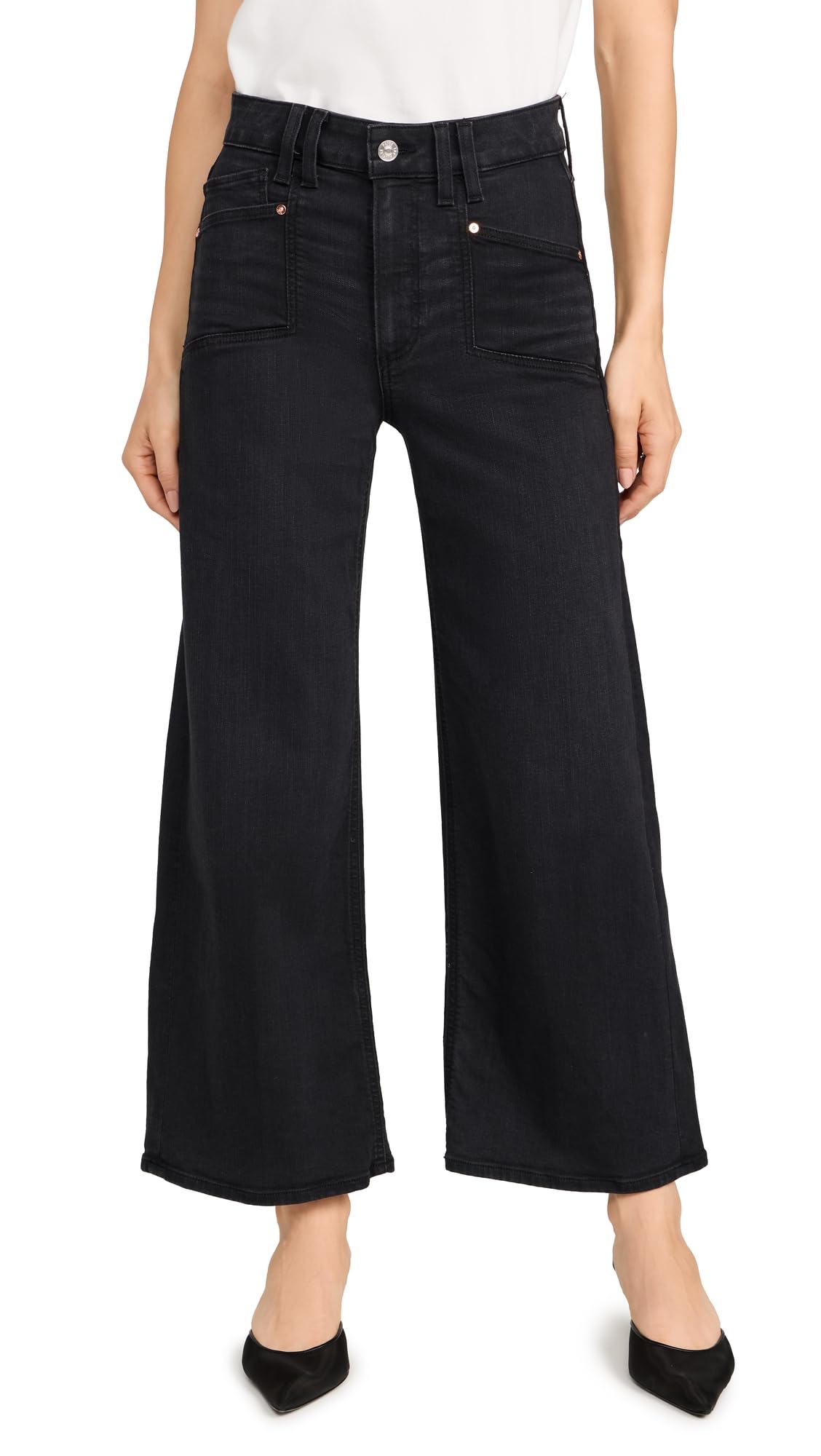 PAIGE Women's Anessa High-Rise Skinny Jeans with Set-in Pockets - Stretchy Denim for Work, Date Night & Everyday Comfort