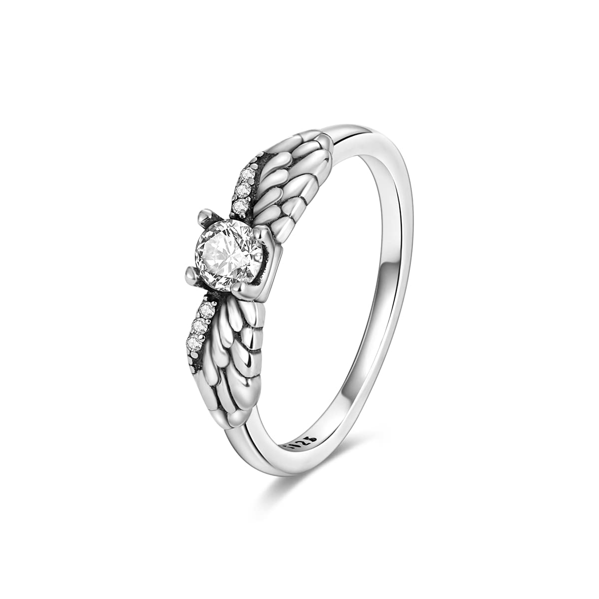 925 Sterling Silver Rings for Women - Cubic Zirconia Vintage Wedding Band Set, Dainty Stackable Rings | Elegant Jewelry Gift for Anniversary, Engagement, Party & Everyday Wear