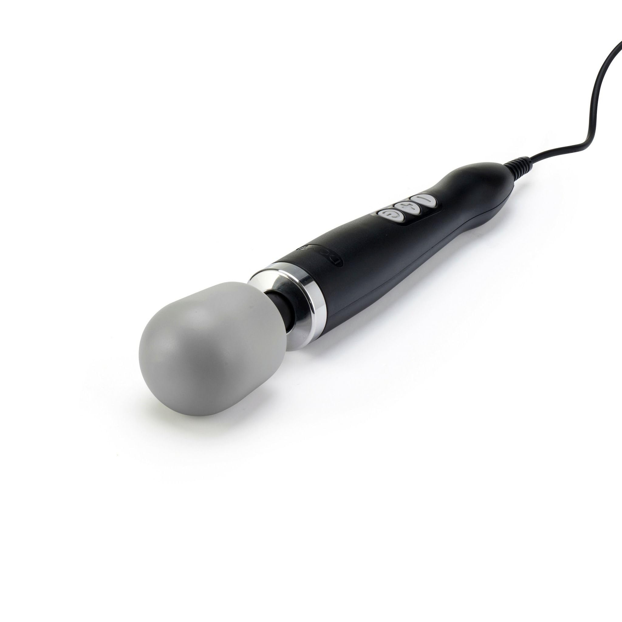Doxy Massager - Powerful Personal Massager for Muscle Relief & Relaxation, Black (EU Plug) - Perfect for Home, Travel & Spa Use