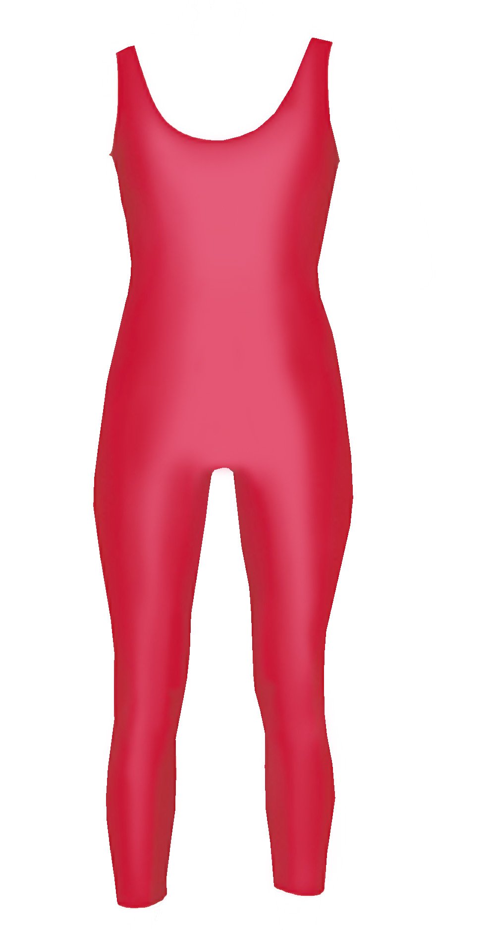 Kids' Red Sparkle Tank Unitard - Dance, Gymnastics & Performance Costume for Girls & Boys