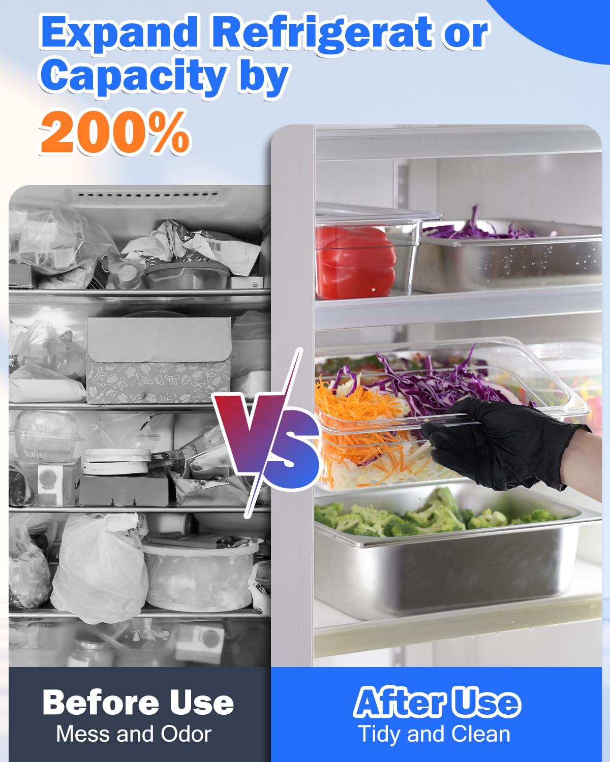 1/9 Size 2.5 Inch Clear NSF Polycarbonate Food Pan - 15 PCS Commercial Food Storage Containers with Lids | BPA-Free, Food Grade, Hot & Cold Resistant | Perfect for Restaurants, Catering, Buffets & Food Prep