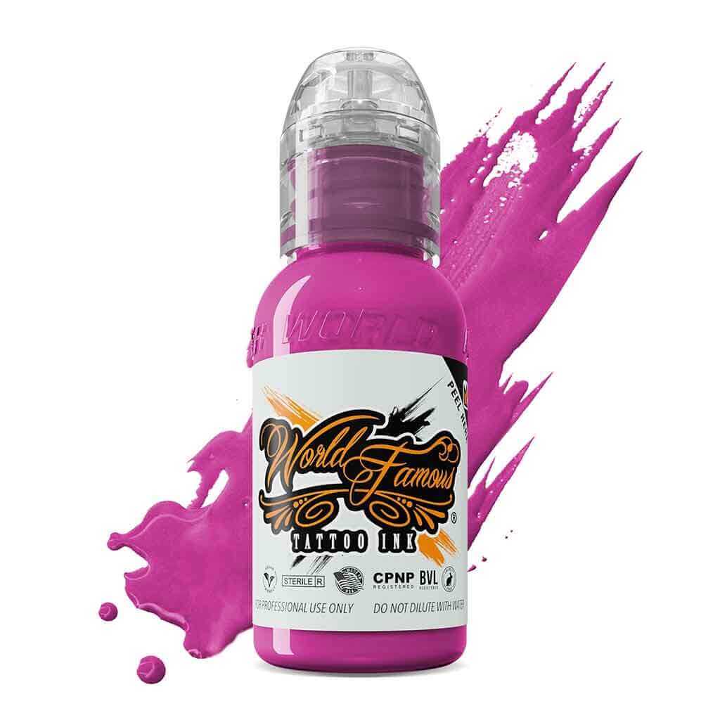 Rushmore Magenta World Famous Ink - 1 oz Bottle for Calligraphy, Screen Printing & Art Projects | Premium Quality Ink for Artists & Crafters