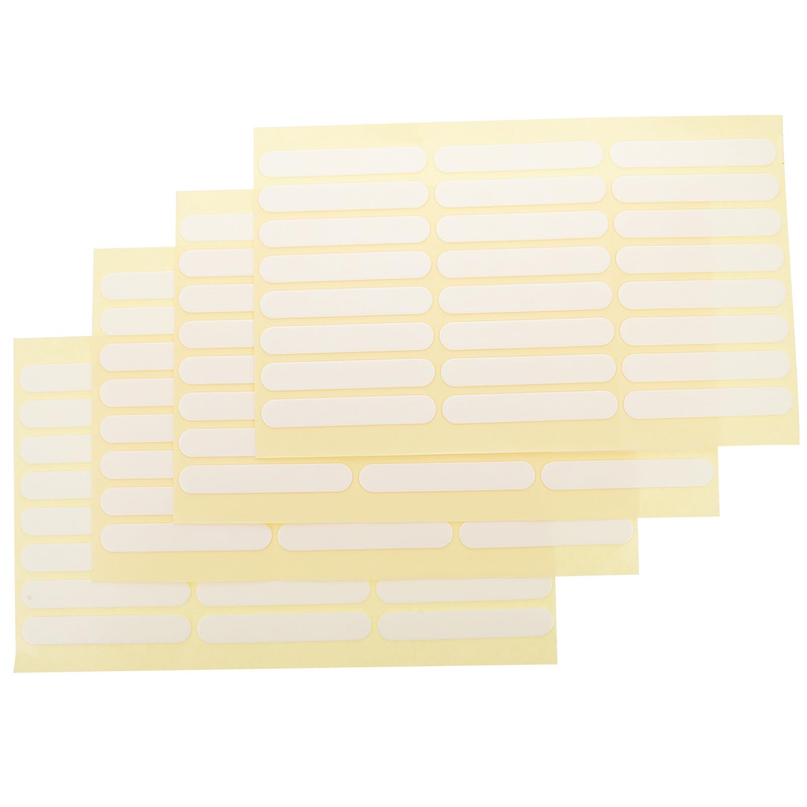 Beaupretty 4 Sheets Double Sided Nail Display Tape - Clear Adhesive Mounting Strips for Press on Nails, Salon Nail Tips & Nail Art - Perfect for Professional Salons, DIY Nail Designs & At-Home Manicures
