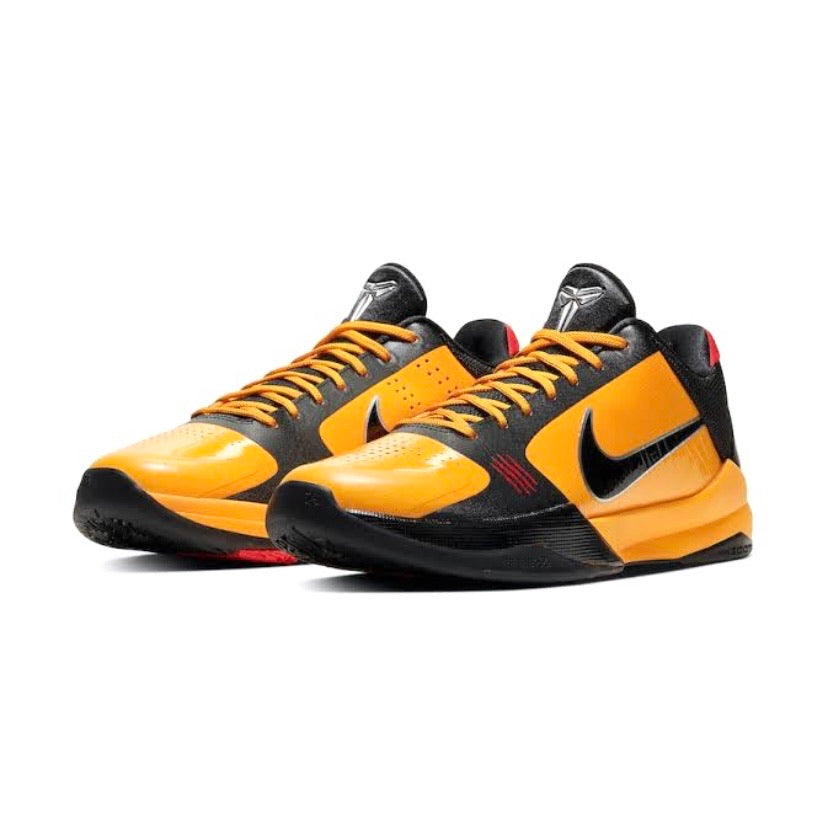 Nike Kobe 5 Protro Basketball Shoes - Bruce Lee Inspired Yellow Del Sol & Black Metallic Silver - High-Performance Court Sneakers for Men | Perfect for Indoor & Outdoor Games, Training, and Casual Wear