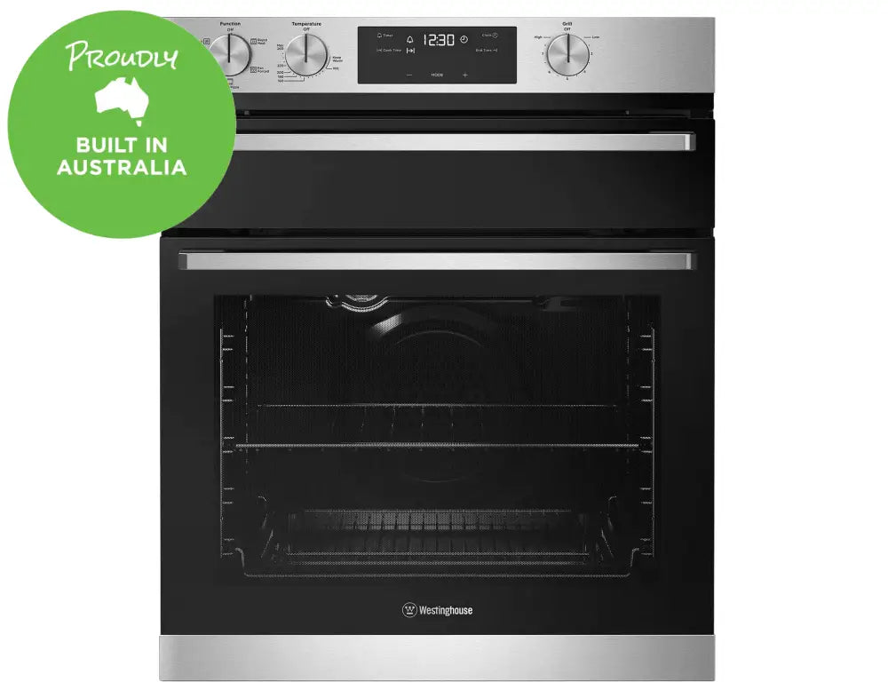 Westinghouse WVE655SC Stainless Steel Multifunction Oven with Separate Grill - Perfect for Baking, Roasting & Grilling in Your Kitchen
