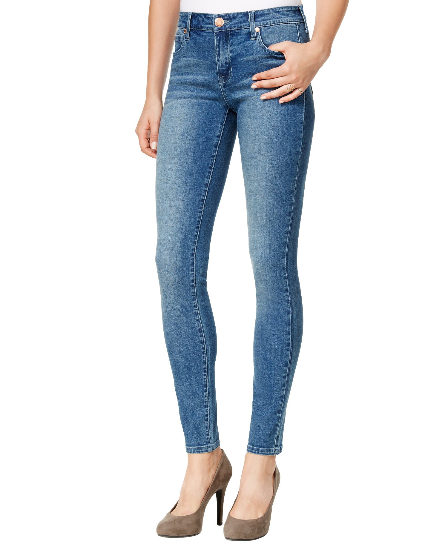 Celebrity Pink Body Love Juniors' The Lifter Skinny Jeans - Light Wash Denim for Women | Perfect for Casual Outfits, Date Nights & Everyday Wear