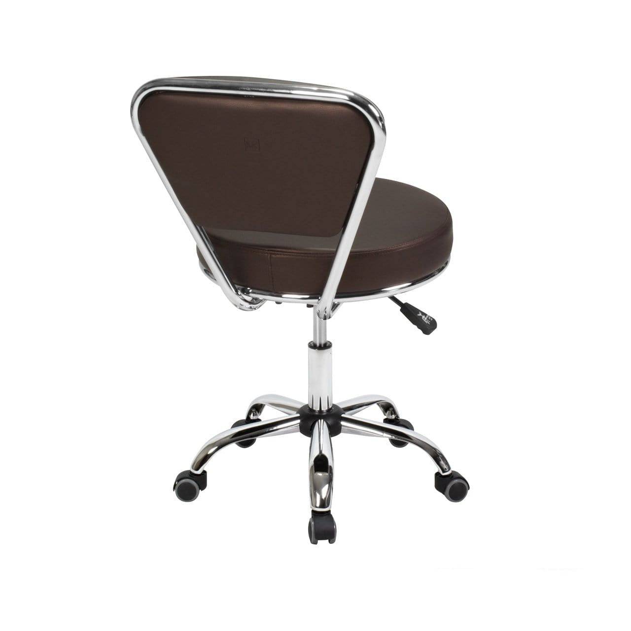 Professional Dayton Salon Manicure Technician Stool - Adjustable Height Rolling Stool for Nail Technicians, Spa & Beauty Professionals - Perfect for Manicures, Pedicures & Salon Services