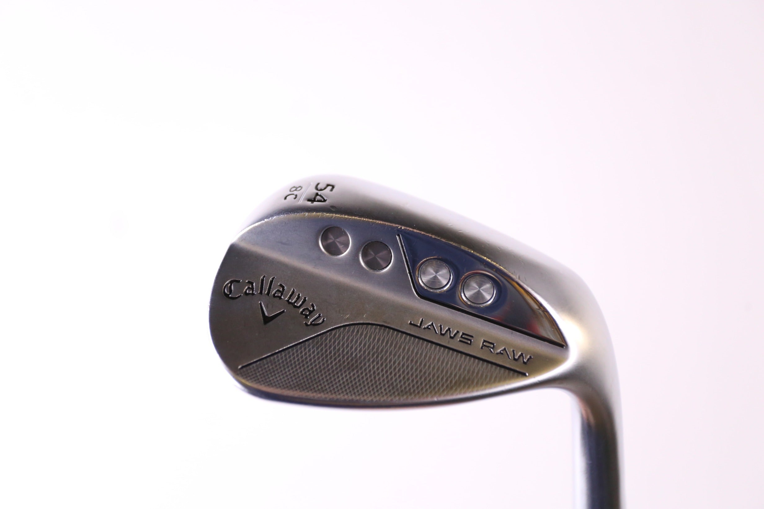 Used Callaway JAWS Raw Chrome Sand Wedge 54° Stiff Flex Right Hand Golf Club - Perfect for Bunker Shots, Short Game & Approach Shots on the Course