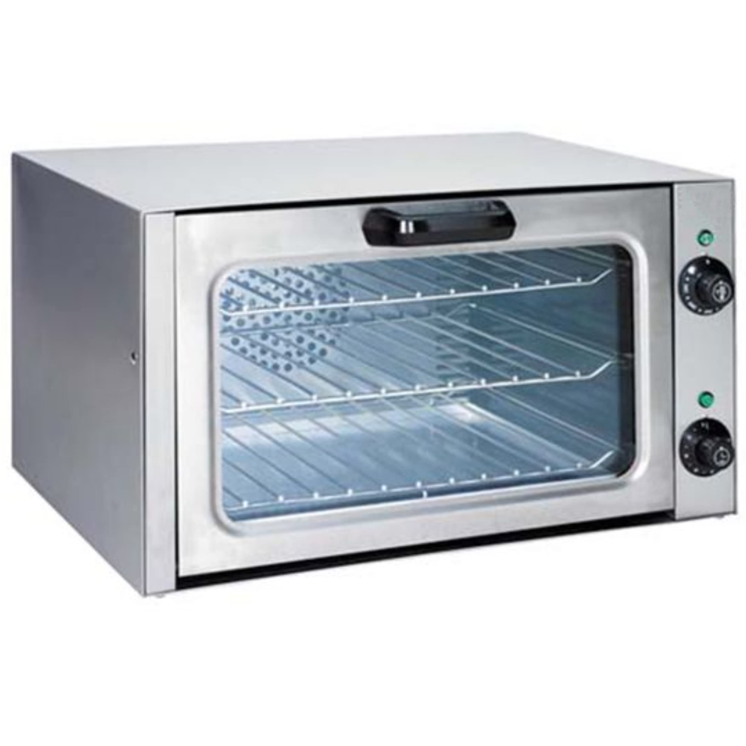 FSE COQ-1750W 1750W Compact Countertop Convection Oven - 3-Pan Capacity, 120V for Baking, Roasting & Reheating - Perfect for Small Kitchens, Dorms & RVs