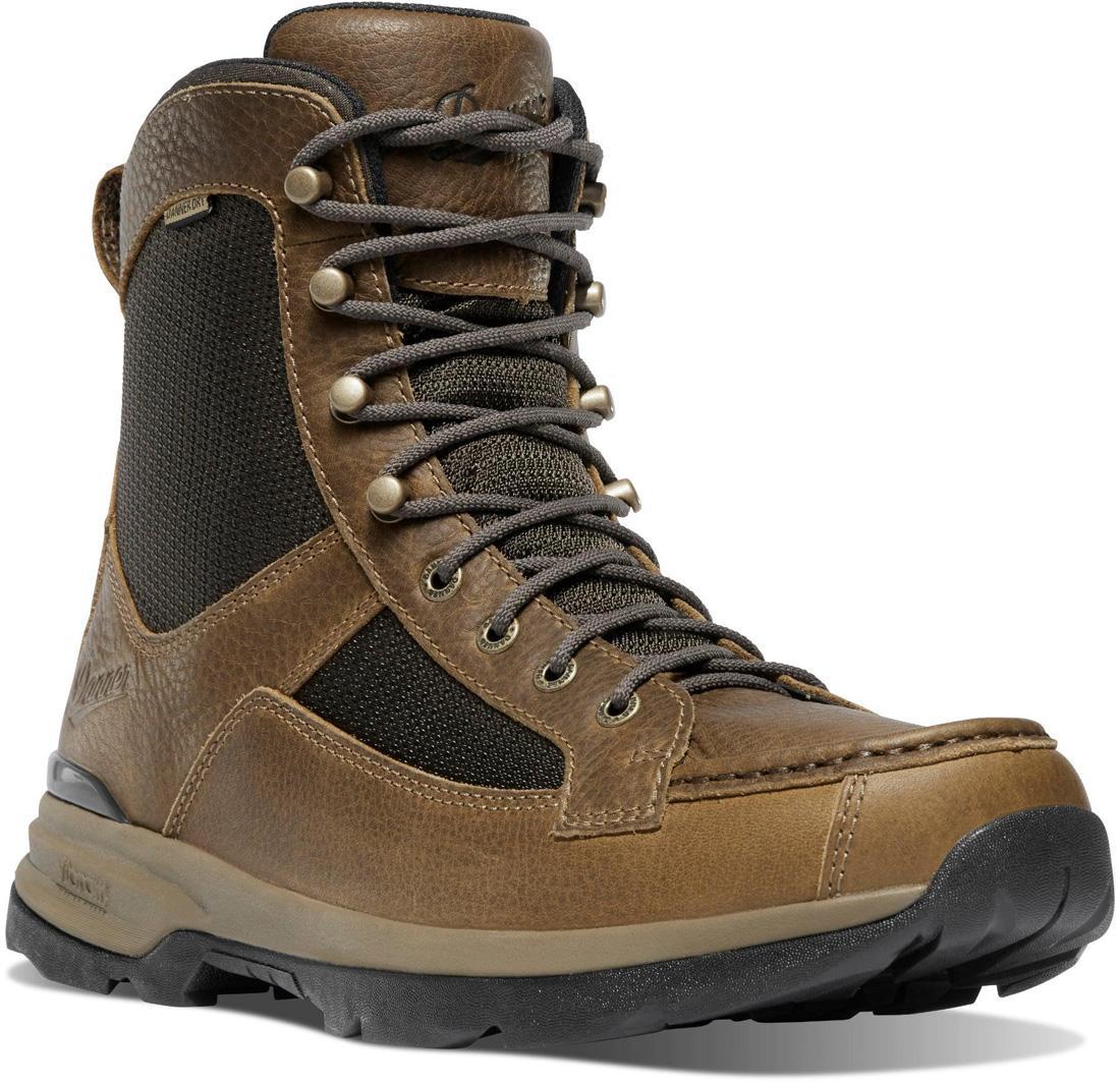 Men's Light Brown Recurve 7 Moc Toe Boots - Comfortable Work & Outdoor Hiking Shoes for Construction, Hunting & Casual Wear