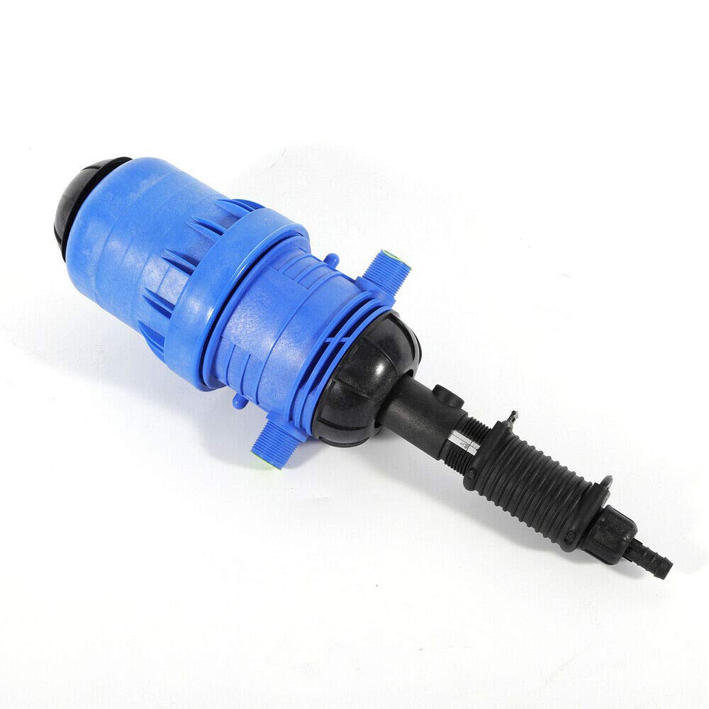 Automatic Water-Powered Fertilizer Injector Pump - Adjustable 0.4-4% Dosing Proportioner for Hydroponics & Agriculture (4-30℃) | Perfect for Greenhouse Irrigation, Lawn Care & Liquid Chemical Distribution