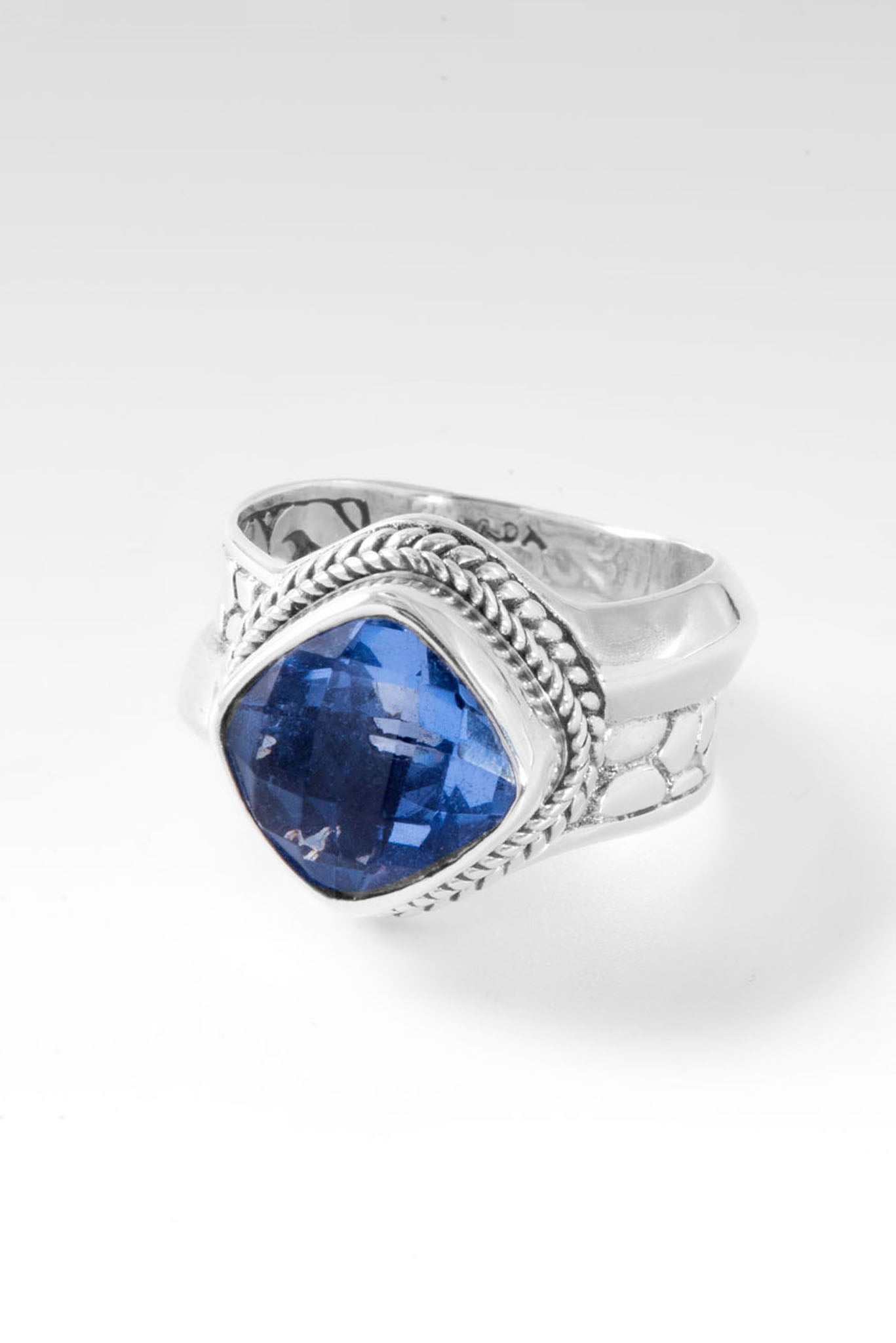 Blessings Persist Ring™ - Blue Violet Fluorite Gemstone Jewelry for Women | Spiritual Healing, Meditation & Everyday Elegance