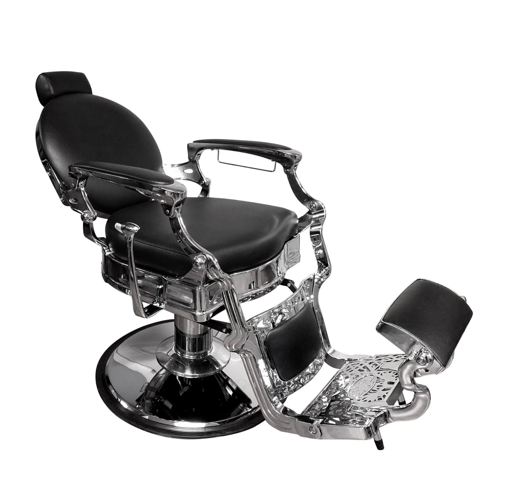 Princeton Professional Barber Chair - Heavy Duty Hydraulic Salon Styling Chair for Haircuts & Shaving - Perfect for Barbershops, Salons & Home Use