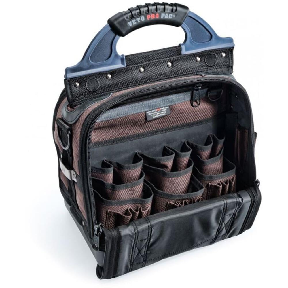 Veto Pro Pac LC Professional Tool Bag - Durable & Organized for Electricians, HVAC Techs & Contractors - Perfect for Job Sites & Workshops