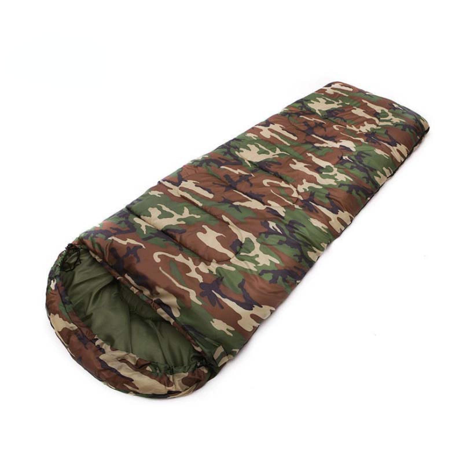 ZRY Adult Winter Sleeping Bag - Warm, Lightweight & Waterproof Cotton Camping Sleeping Bag for Outdoor Adventures, Hiking, Backpacking & Travel - Envelope Style Camo Design