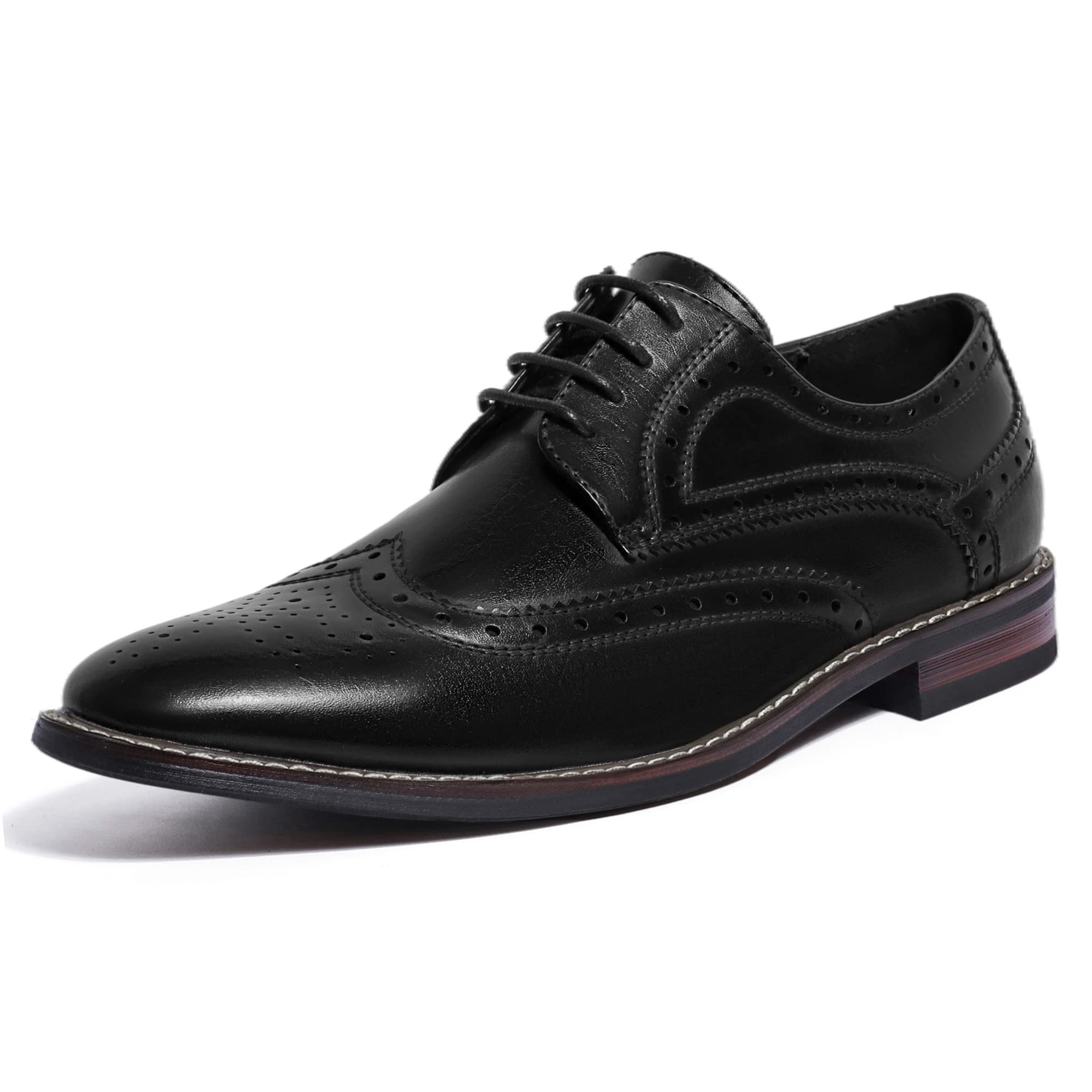 Premium Men's Dress Shoes - Formal Cap Toe Oxford Business Shoes for Men | Comfortable & Stylish | Perfect for Weddings, Office & Special Occasions